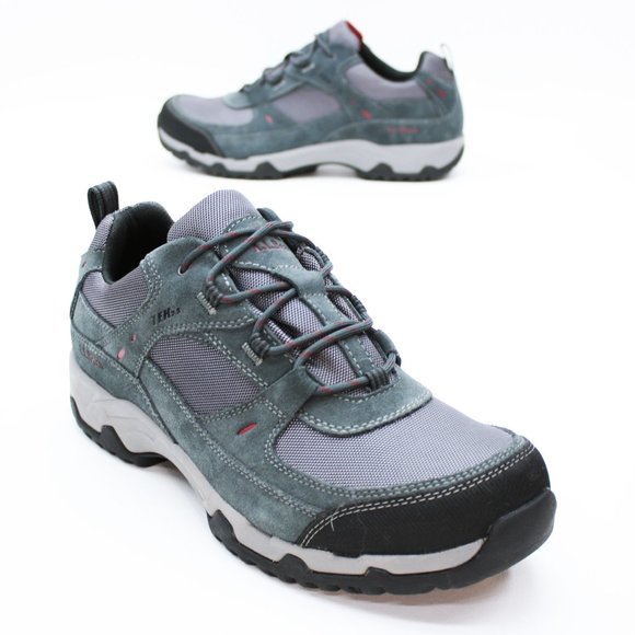LL Bean Men\'s 13 Model 4 Waterproof Trail Hiking Suede Nylon Sneakers 299637 main image 8